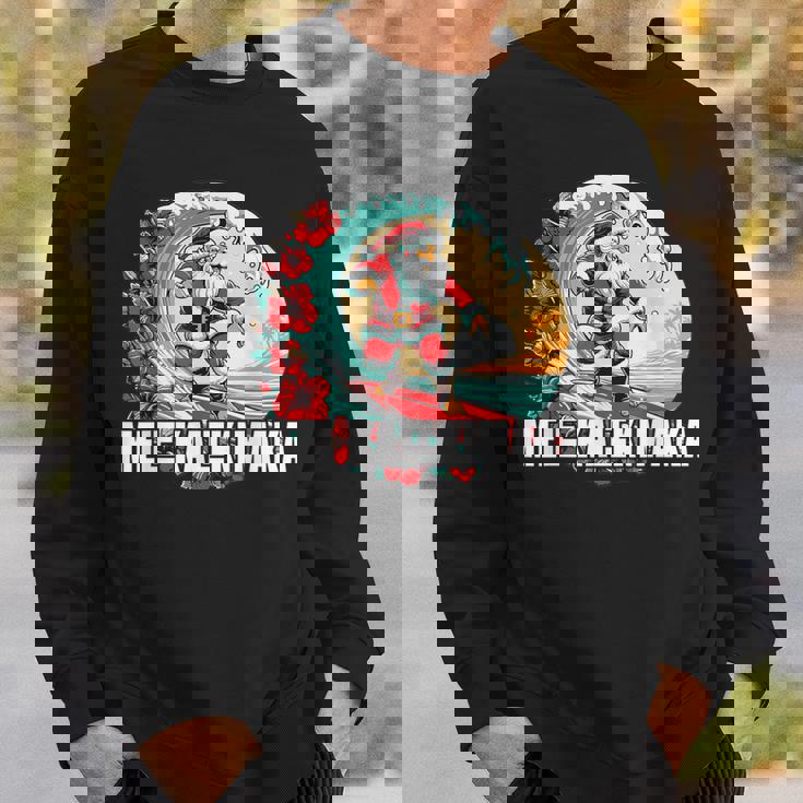 Mele Kalikimaka Hawaii Santa Hawaiian Christmas Sweatshirt Gifts for Him