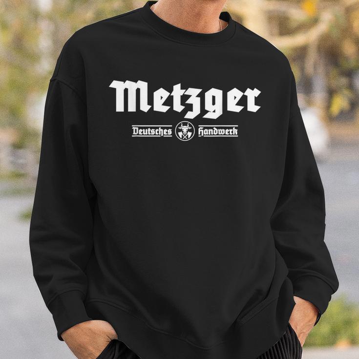 Metzger Fleischer Zunftzeichen Tradition Craft S Sweatshirt Geschenke für Ihn