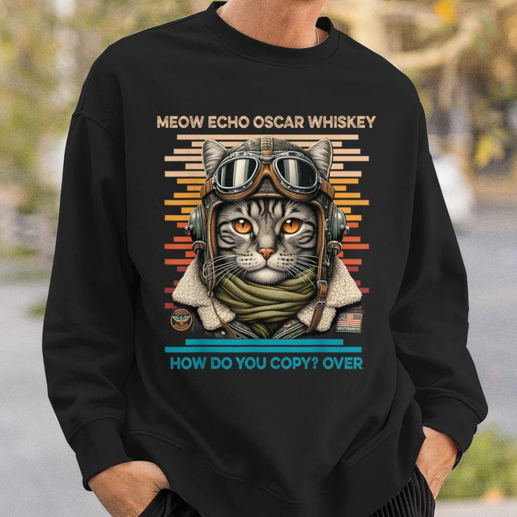 Mike Echo Oscar Whisky Wie Kopierst Du Over Catintage Sweatshirt Geschenke für Ihn