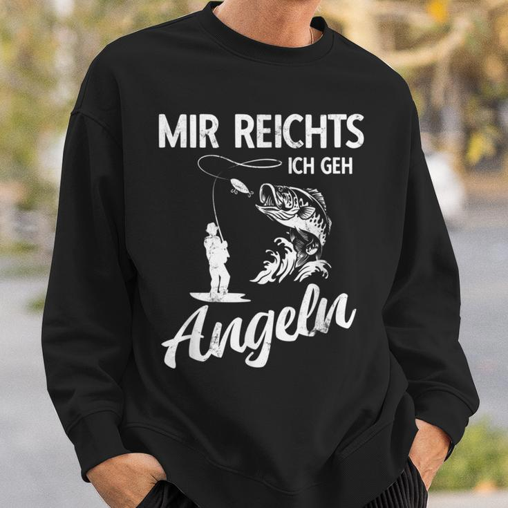 Mir Reichts Ich Geh Angeln Fischer Angler Sweatshirt Geschenke für Ihn