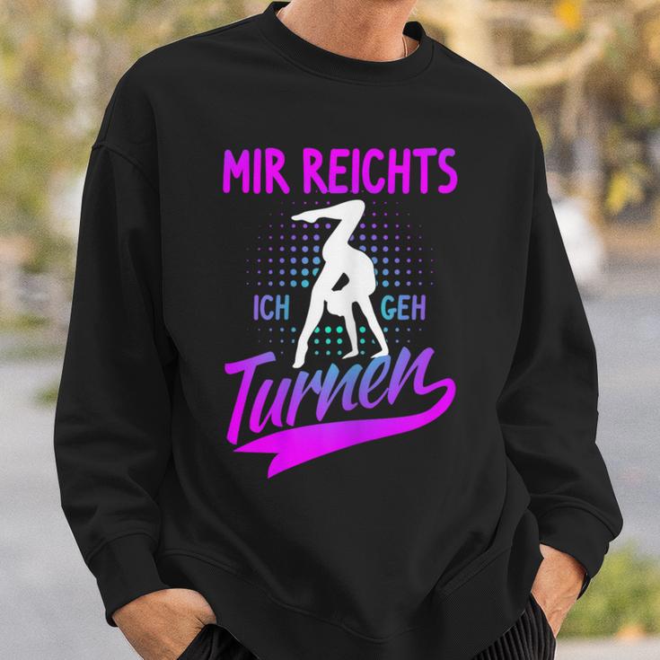 Mir Reichts Ich Geh Turnnen Handstand Trainer Gymnastic Sweatshirt Geschenke für Ihn