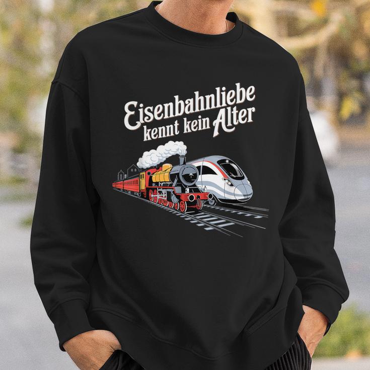 Model Railway Saying Eisenbahn Liebe Damplok Modellbau Sweatshirt Geschenke für Ihn