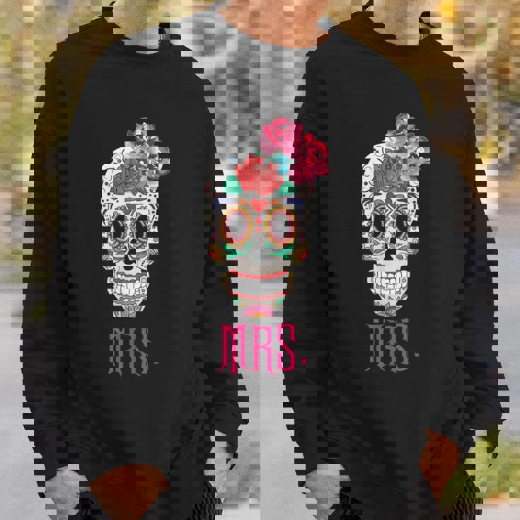 Mrs Sugar -Intage Avec Tête De Mort Dia De Los Muertos Mariée Sweater e Cadeaux pour lui