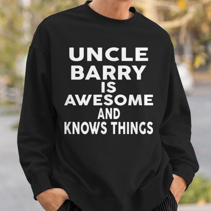 Onkel Barry Ist Großartig Und Weiß Dinge Sweatshirt Geschenke für Ihn