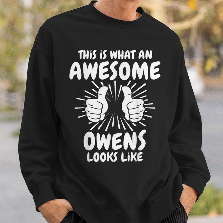 Owens Family Name Owens Last Name Owens Sweatshirt Geschenke für Ihn