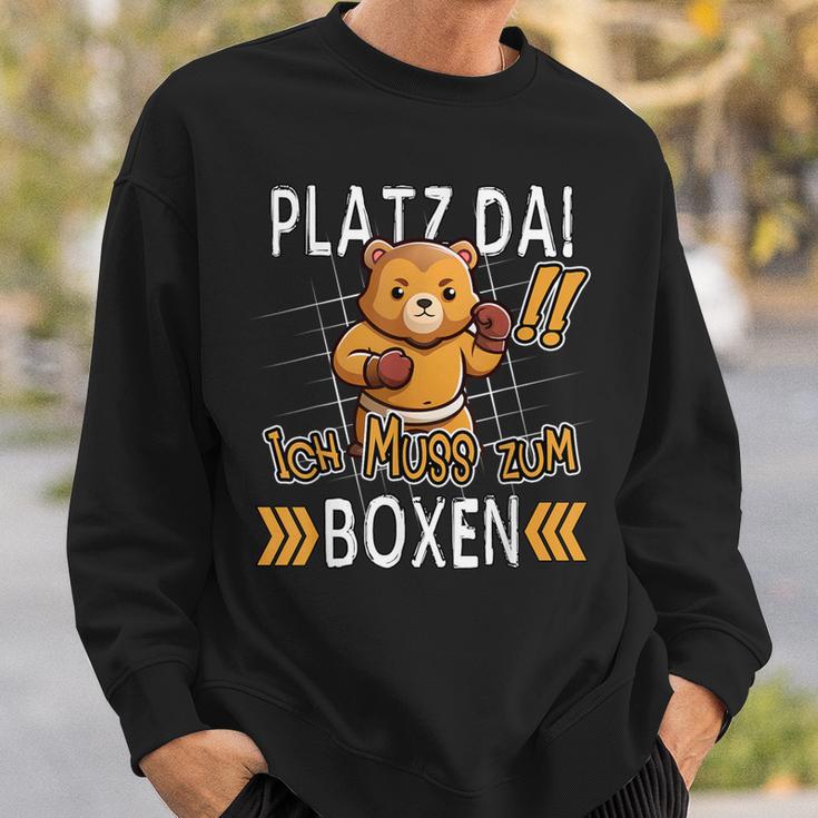 Platz Da Ich Muss Zum Boxing Bear Boxer Sweatshirt Geschenke für Ihn