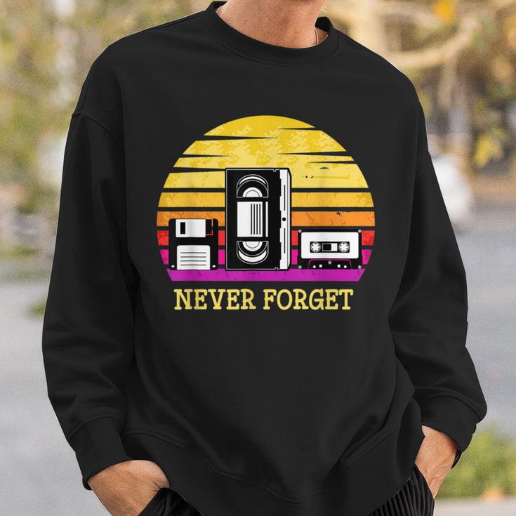 Retro Diskettehs The 80S Never Forget Sweatshirt Geschenke für Ihn