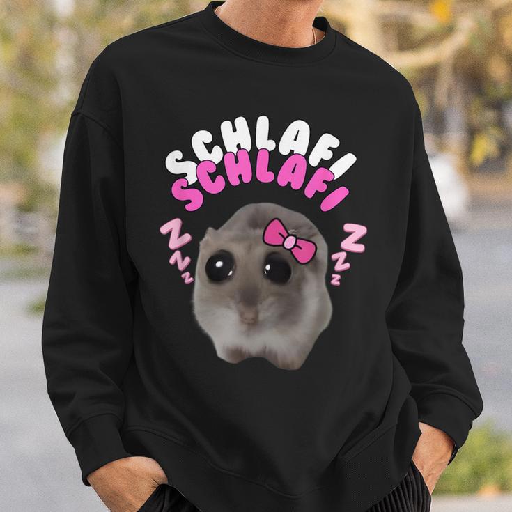 Sad Hamster Sad Hamster Hamstie Hamsty Memes Hamsti Sweatshirt Geschenke für Ihn