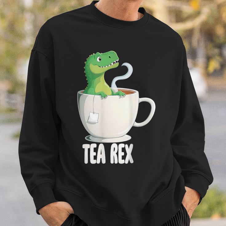 Tea Rex Tearex X Dinosaur Tea Dinosaur Dino Sweatshirt Geschenke für Ihn