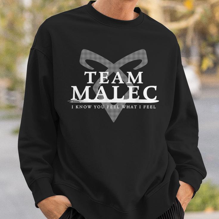 Team Malec Ich Weiß Du Fühlst Was Ich Fühlen Sweatshirt Geschenke für Ihn