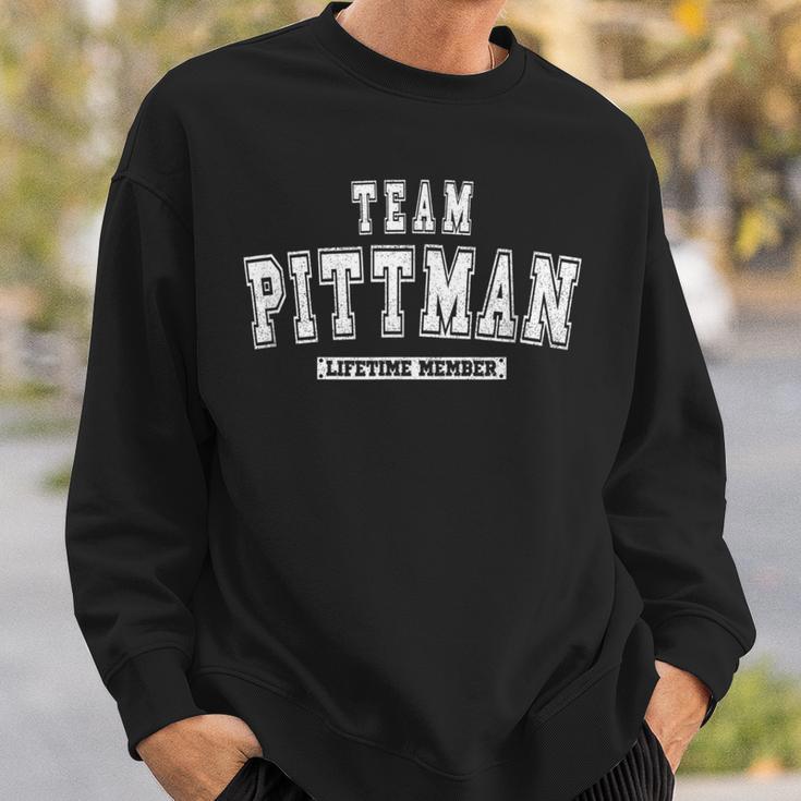 Team Pittman Lifetime Member Family Last Name Sweatshirt Geschenke für Ihn