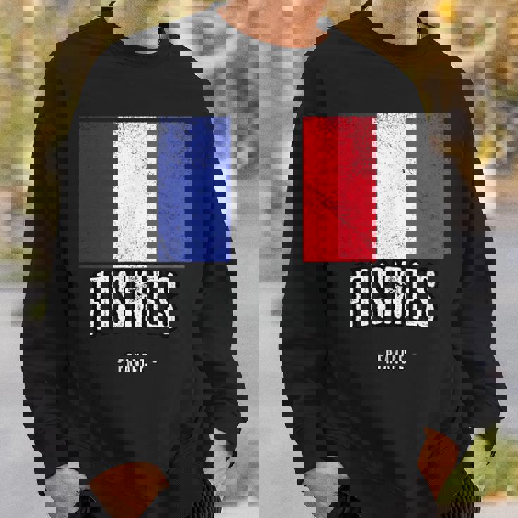 Ville De Fismes France Fr Drapeau Français Sweater e Cadeaux pour lui