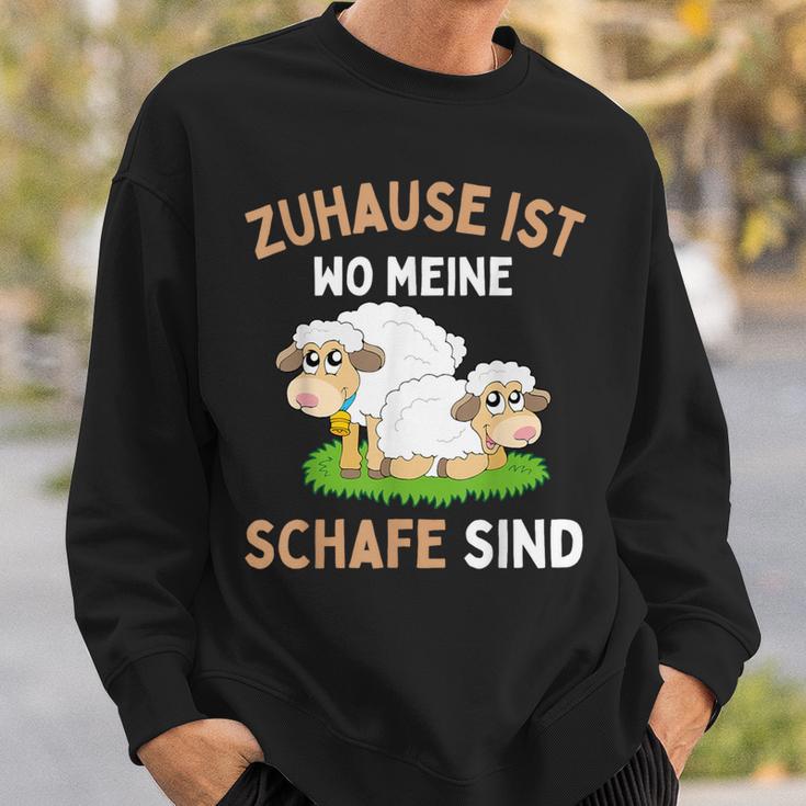 Zuhause Ist Wo Meine Schafe Sind Sweatshirt Geschenke für Ihn