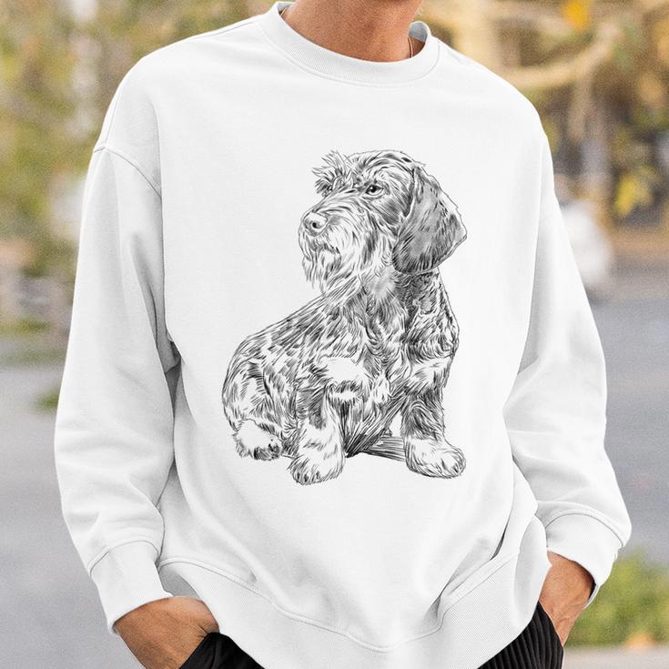 Dachshund Dog Rough Haardshund Sweatshirt Geschenke für Ihn