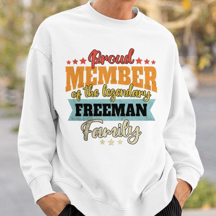 Freeman Nachname Freeman Sweatshirt Geschenke für Ihn