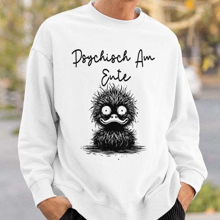 Psychisch Am Ente Psychisch Am Ente Gray Sweatshirt Geschenke für Ihn