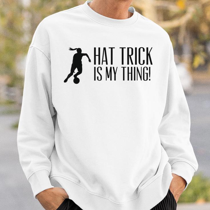 Hattrick Ist Mein Ding Sweatshirt Geschenke für Ihn