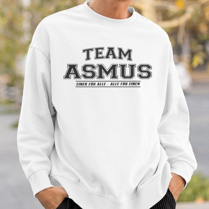 Team Asmus Stolze Familie Nachname Geschenk Sweatshirt Geschenke für Ihn