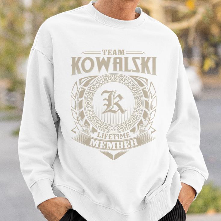 Team Kowalski Lifetime Member Last Name Kowalski Family Sweatshirt Geschenke für Ihn