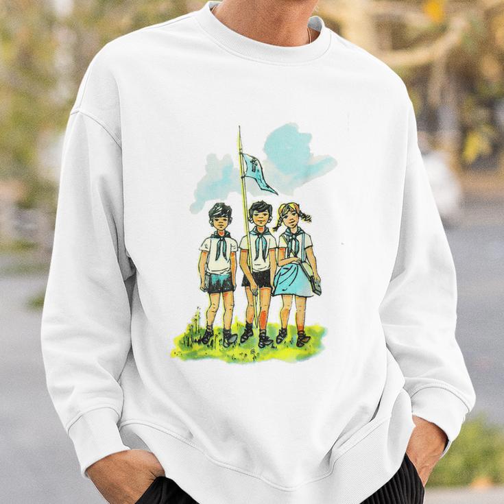 Thälmann Pioniere Seid Ready Retro Nostalgia Sweatshirt Geschenke für Ihn