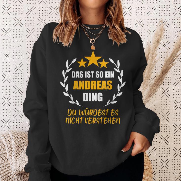 Andreas Das Ist So Ein Andreas Ding Name First Name Fun S Sweatshirt Geschenke für Sie