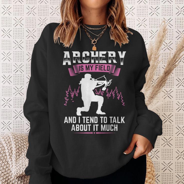 Archery Ist Mein Ding Archers Slogan Sweatshirt Geschenke für Sie