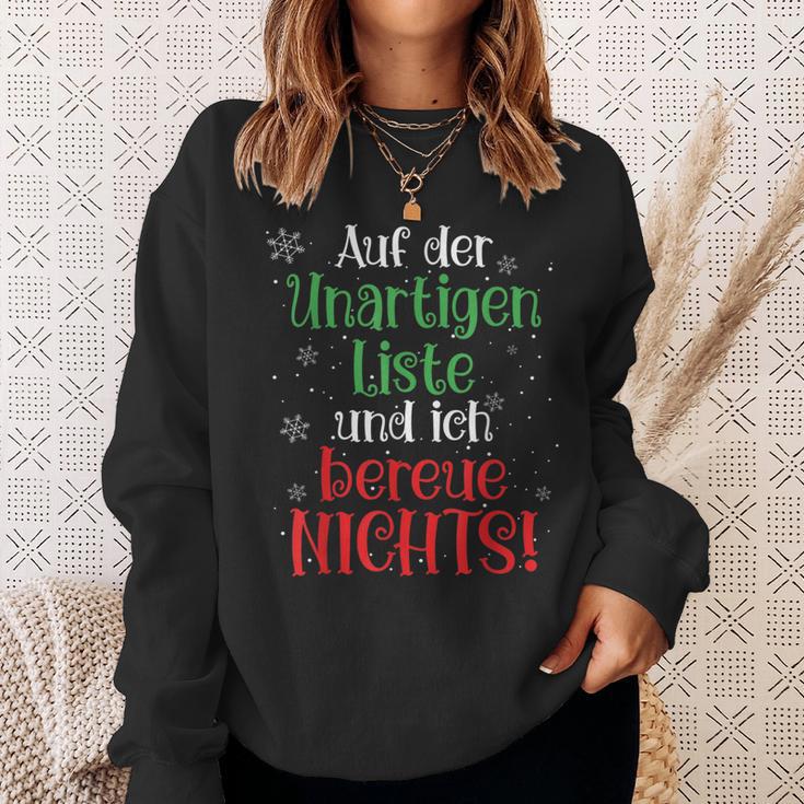 Auf Der Unartigen Liste Christmas Outfit Christmas Sweatshirt Geschenke für Sie