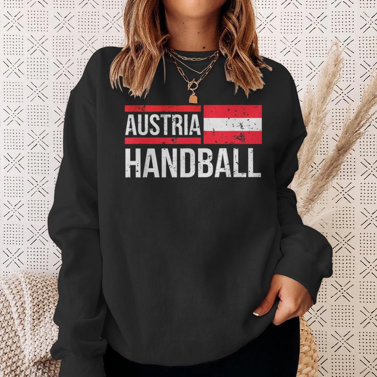 Austria Handball Flag Fan Team Player Jersey Sweatshirt Geschenke für Sie