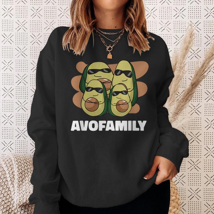 Cool Happy Avofamily Family Avocado Sweatshirt Geschenke für Sie