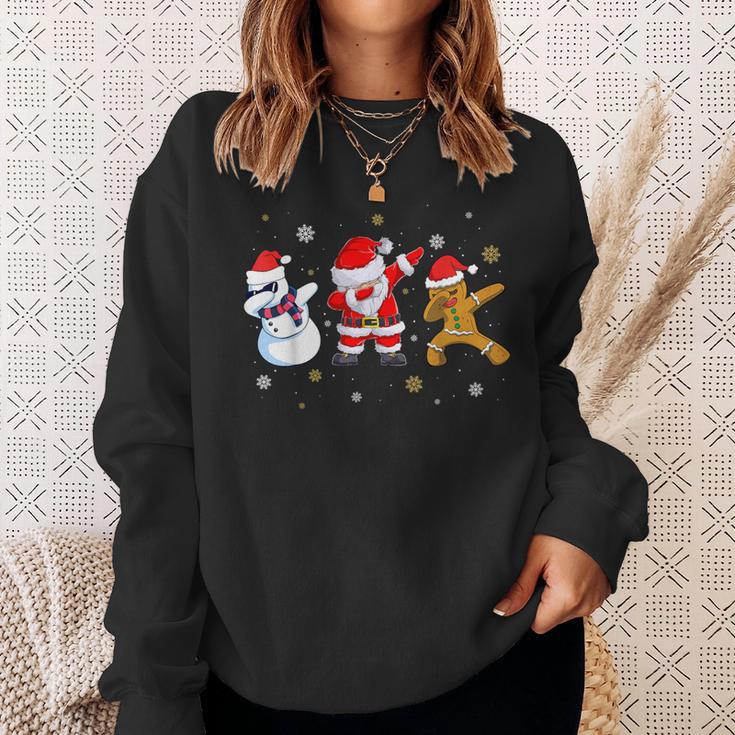 Dabbing Santa Claus For Children Sweatshirt Geschenke für Sie