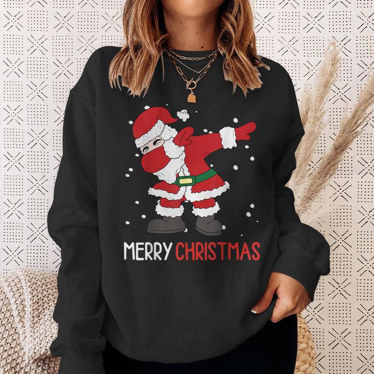 Dabbing Santa Claus Dab Dap Weihnachten Sweatshirt Geschenke für Sie