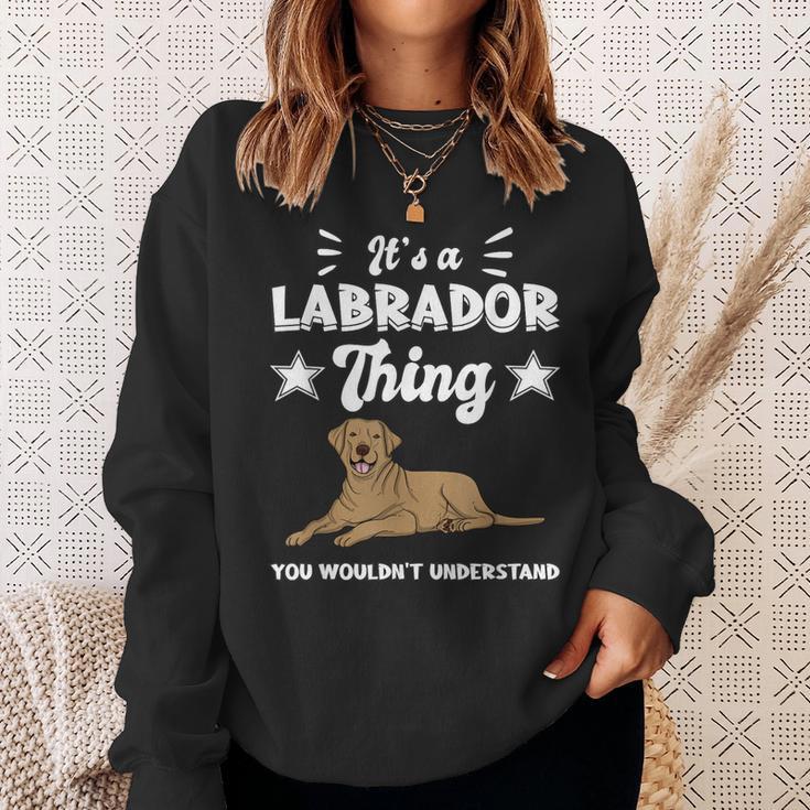 'Das Ist Ein Labrador Ding Labby Brown Labrador Sweatshirt Geschenke für Sie