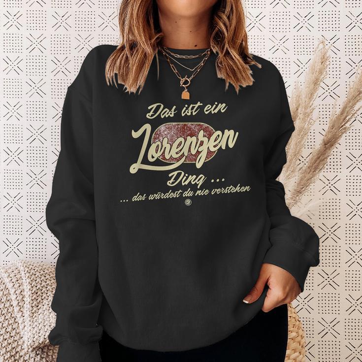 Das Ist Ein Lorenzen Ding Lustiges Familie Lorenzen Sweatshirt Geschenke für Sie