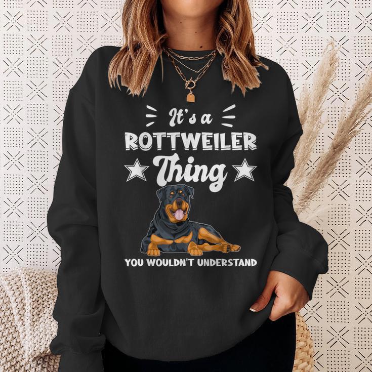 Das Ist Ein Rottweiler Ding Geschenk Rottweiler Sweatshirt Geschenke für Sie