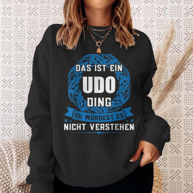 Das Ist Ein Udo Ding First Name Sweatshirt Geschenke für Sie