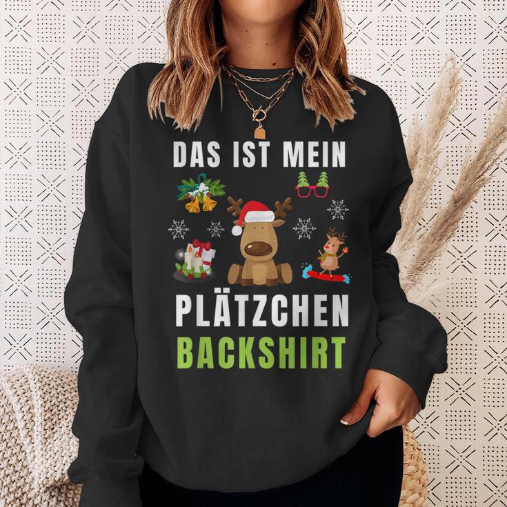 Das Ist Mein Plätzchen Back Backen Christmas Biscuits Sweatshirt Geschenke für Sie