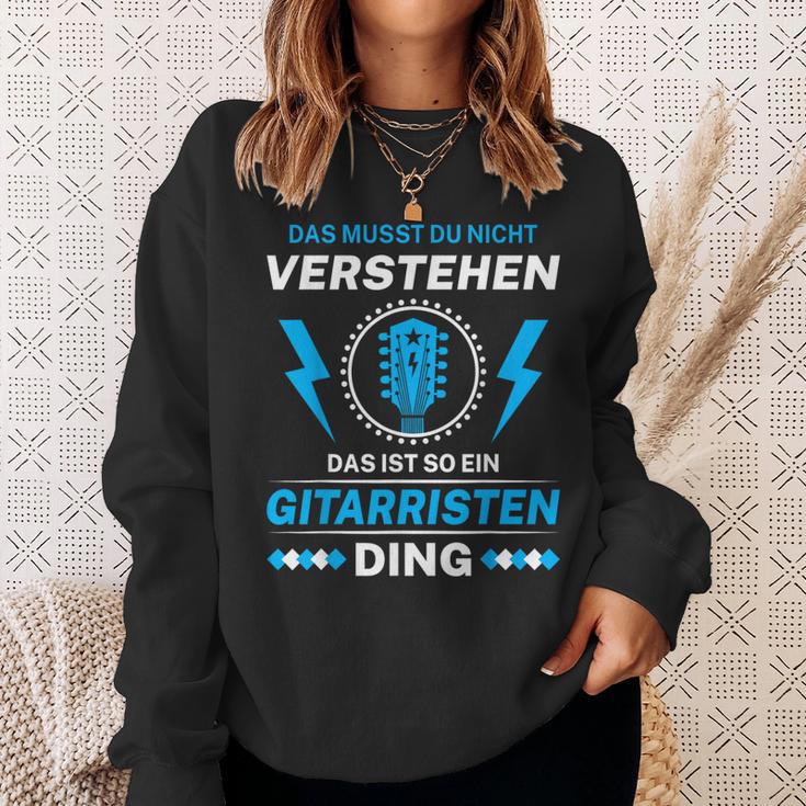 Das Ist So Ein Gitarristen Ding Bassisten Gitarrist Sweatshirt Geschenke für Sie