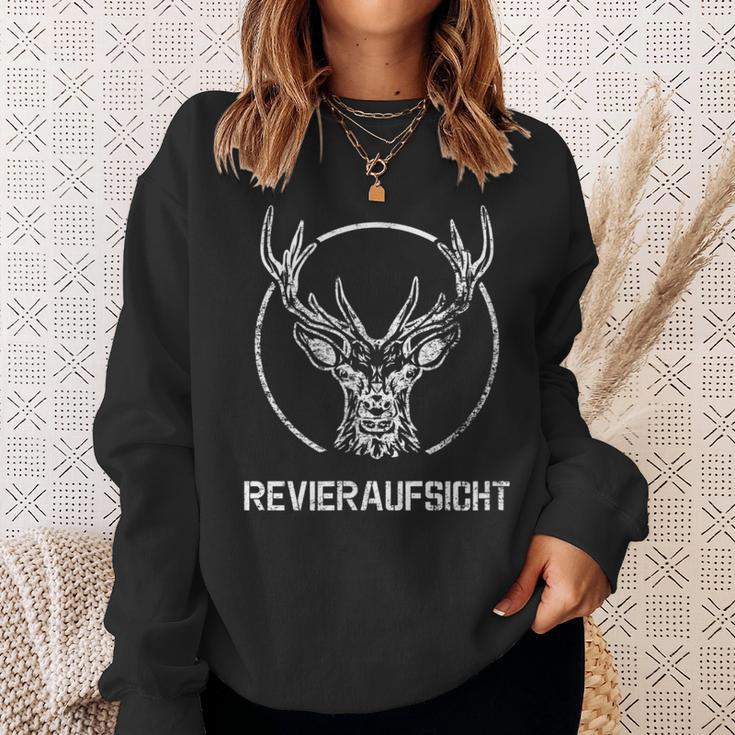 Deer Antlers Hunter Hiking Stag Terrace Sweatshirt Geschenke für Sie