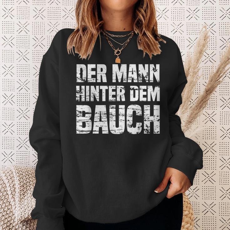 Der Mann Hinter Dem Bauchintage Father's Day Sweatshirt Geschenke für Sie