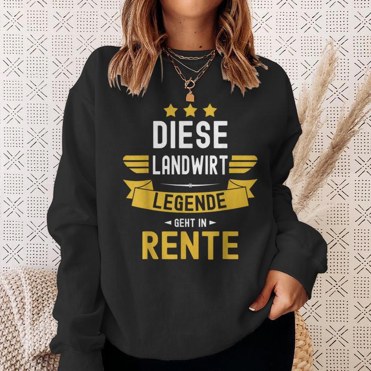 Die Legende Geht In Rente Geht In Sweatshirt Geschenke für Sie