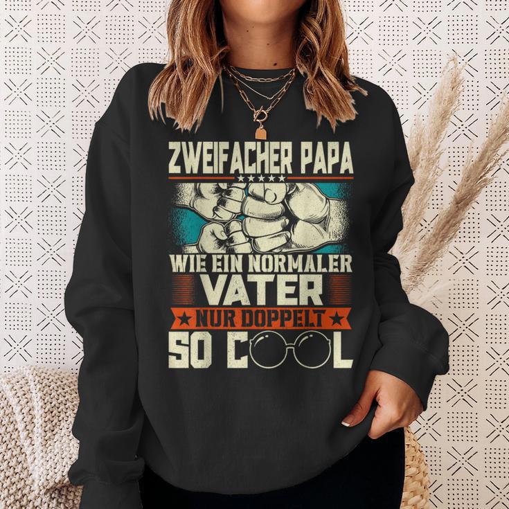 Double Father Papaon Zwei Kinder Sweatshirt Geschenke für Sie