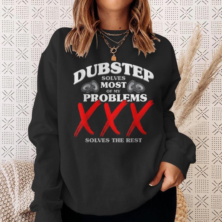 Dubstep Löst Die Msten Meiner Probleme Dubstep Sweatshirt Geschenke für Sie