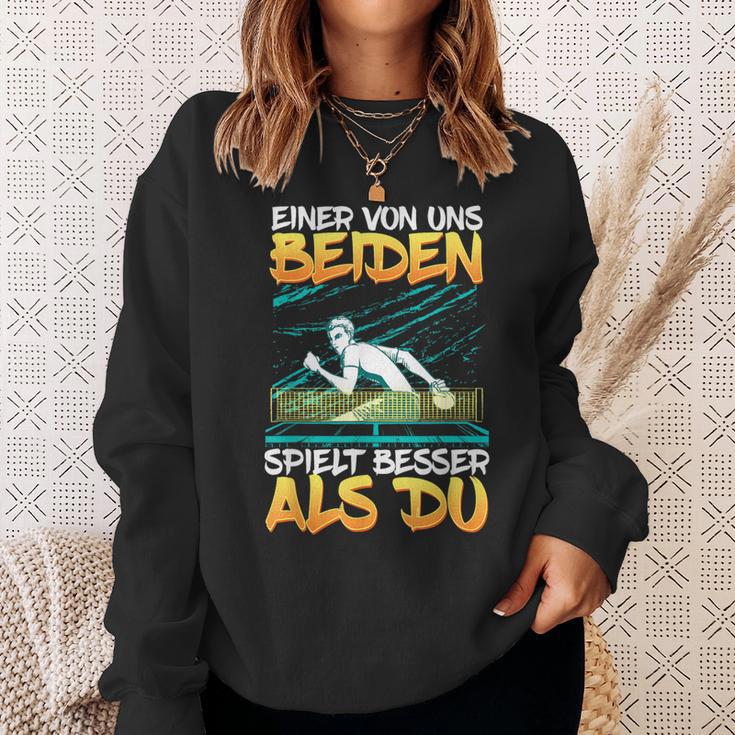 Einon Uns Beiden Spielt Besser Als Du Tischten German Sweatshirt Geschenke für Sie