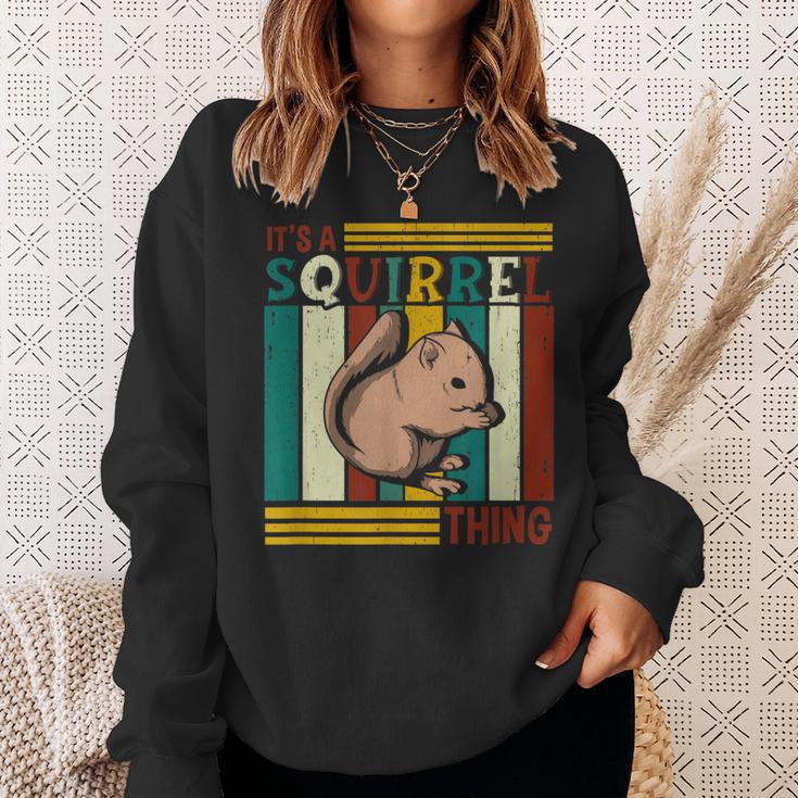 Es Ist Ein Eichhörnchen Ding Lustiger Eichhörnchenliebhaber Sweatshirt Geschenke für Sie