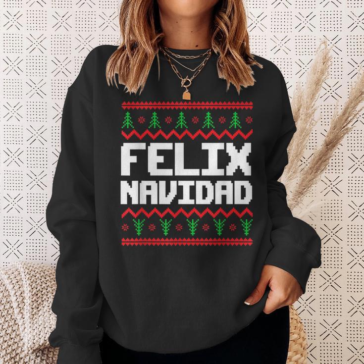 Felix Navidad Felix Name Day Xmas Sweatshirt Geschenke für Sie