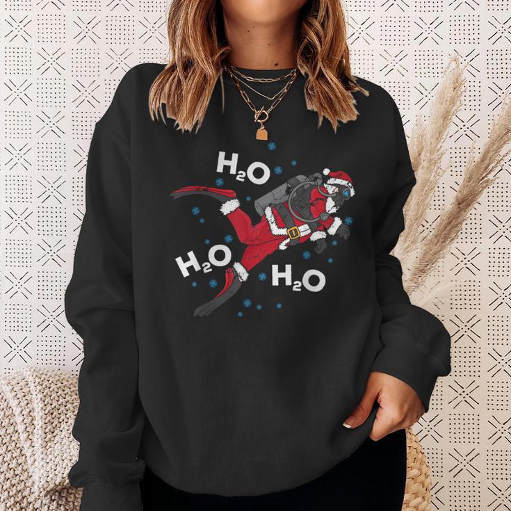 Diving H2o H2o H2o H2o Word Game Sweatshirt Geschenke für Sie