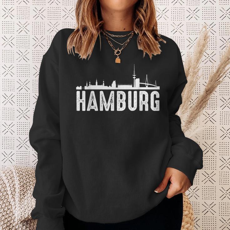 Hamburg Skyline City For Hamburg Sweatshirt Geschenke für Sie