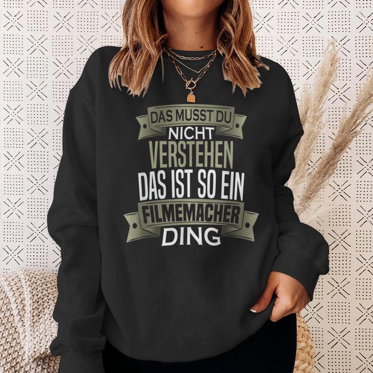 Herren Spruch Männer Beruf Ist So Ein Ding Filmemacher Sweatshirt Geschenke für Sie