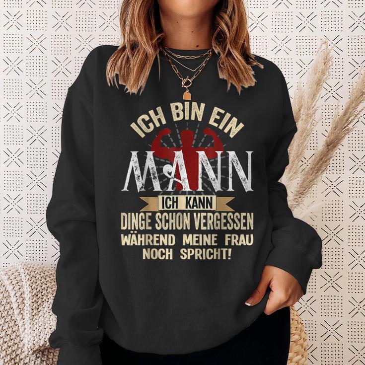 Ich Bin Ein Mann Ich Kann Dinge Schonergessen Humour Fun Sweatshirt Geschenke für Sie