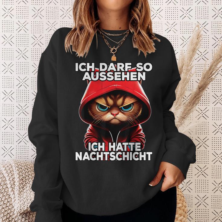 I Ich Kann So Sehen Ich Hatte Cat Sweatshirt Geschenke für Sie